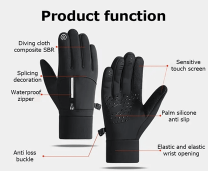 Waterproof Thermal Winter Gloves For Running Cycling And Outdoor Work 1