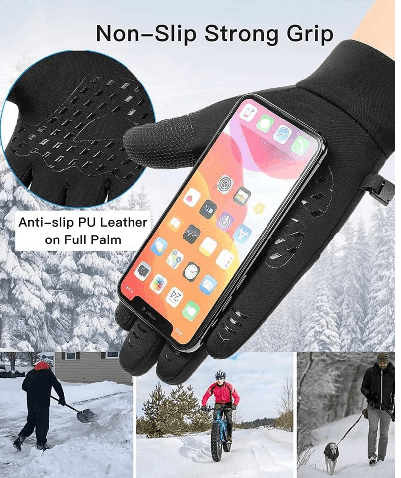 Waterproof Thermal Winter Gloves For Running Cycling And Outdoor Work 6