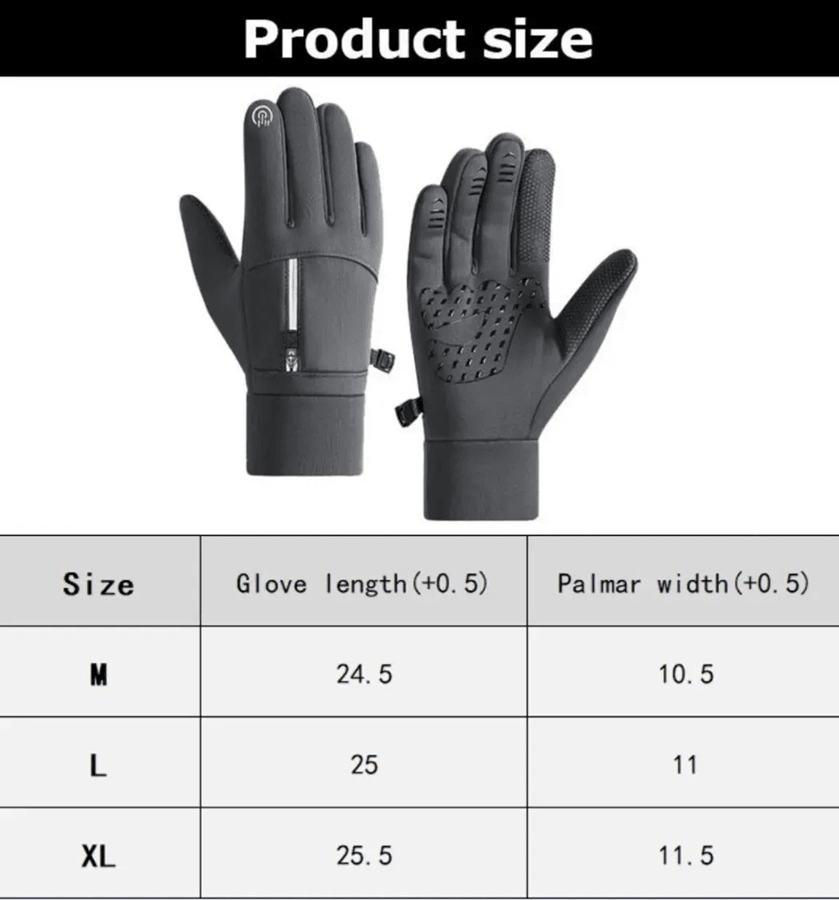 Waterproof Thermal Winter Gloves For Running Cycling And Outdoor Work 7
