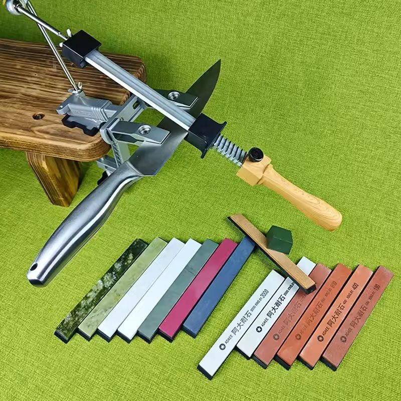 Professional Fixed Knife Sharpener System With Diamond Whetstones 1