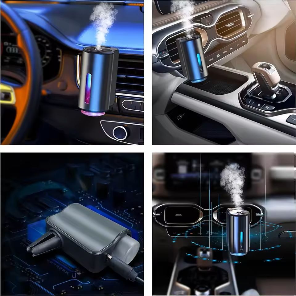 Smart Car Essential Oil Diffuser With Adjustable Aroma Modes 2