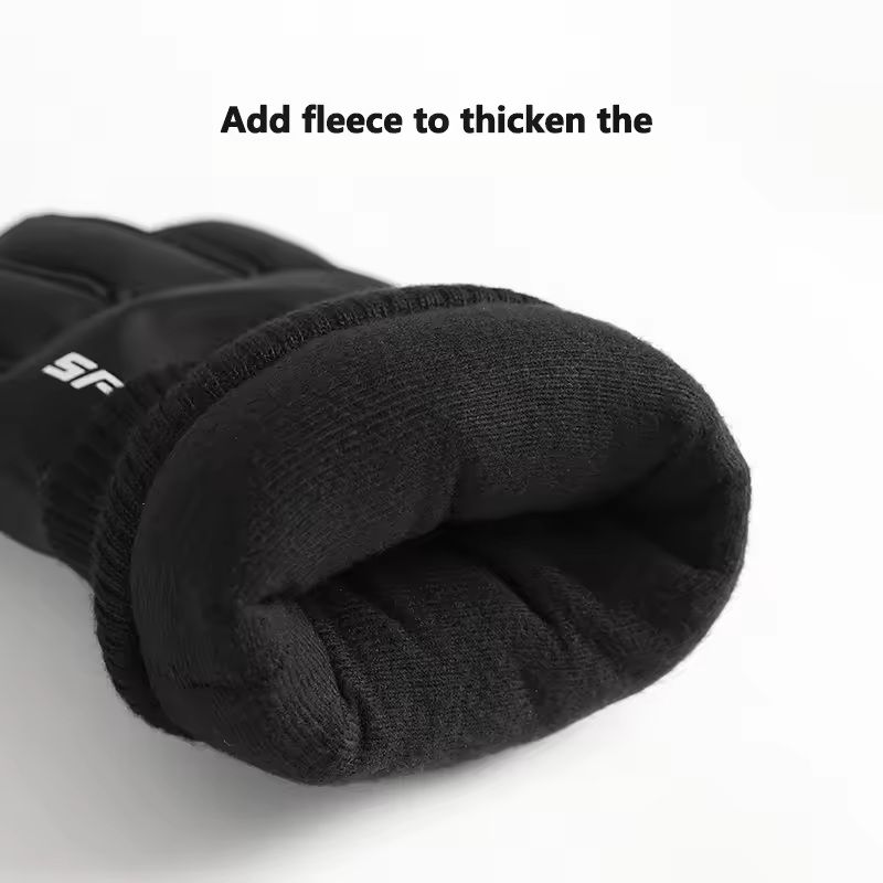 Waterproof Thermal Ski Gloves With Touch Screen Design 4