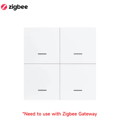 Tuya Zigbee Smart Scene Switch Wireless Battery Powered Wall Button For Home Automation 8