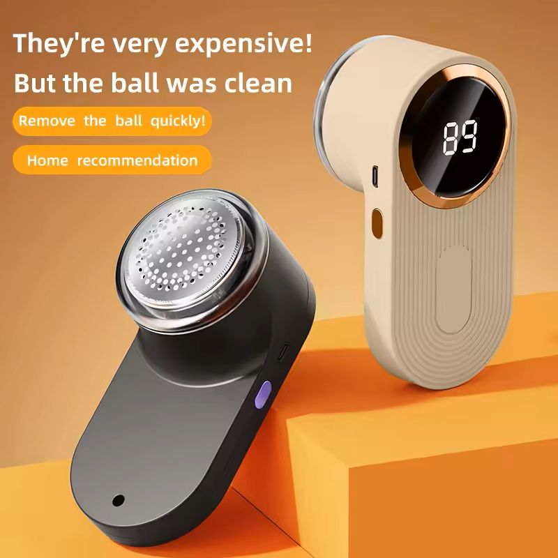 LED Digital Electric Fabric Shaver with USB Rechargeable Design