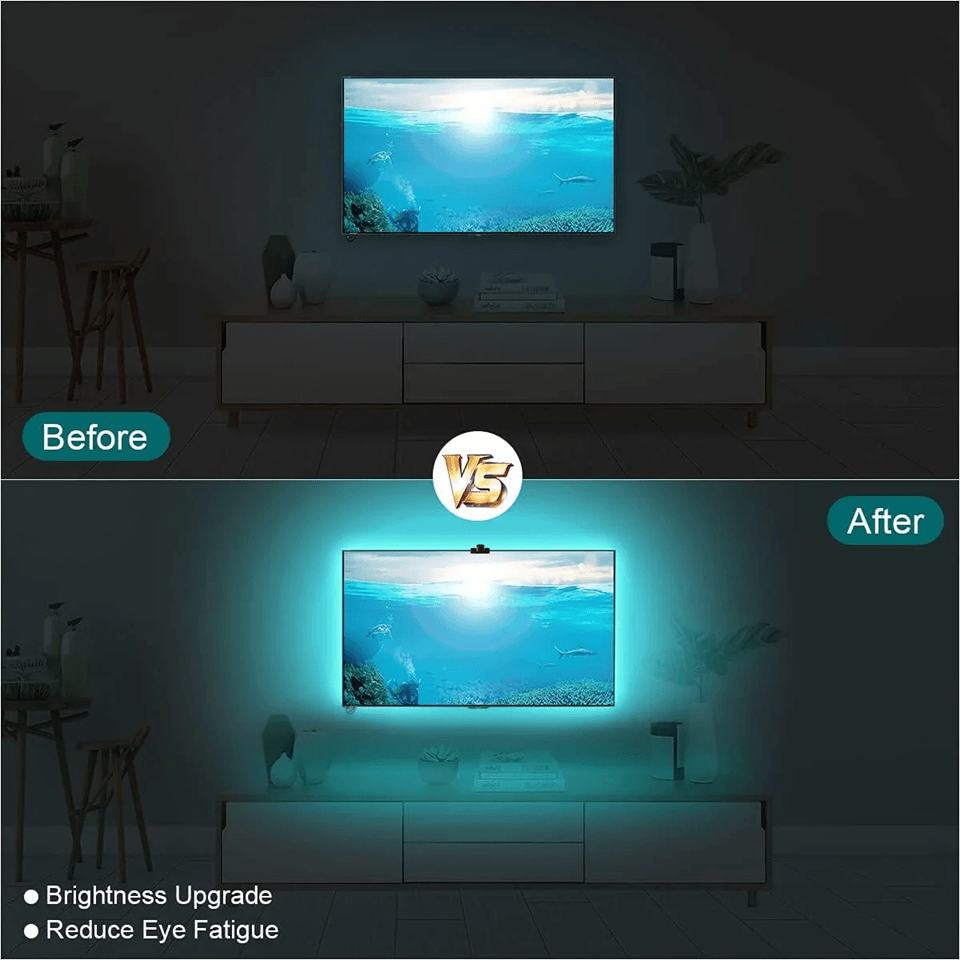 RGBIC LED Strip Light With App Control And Music Sync For TV And Gaming Setup 3