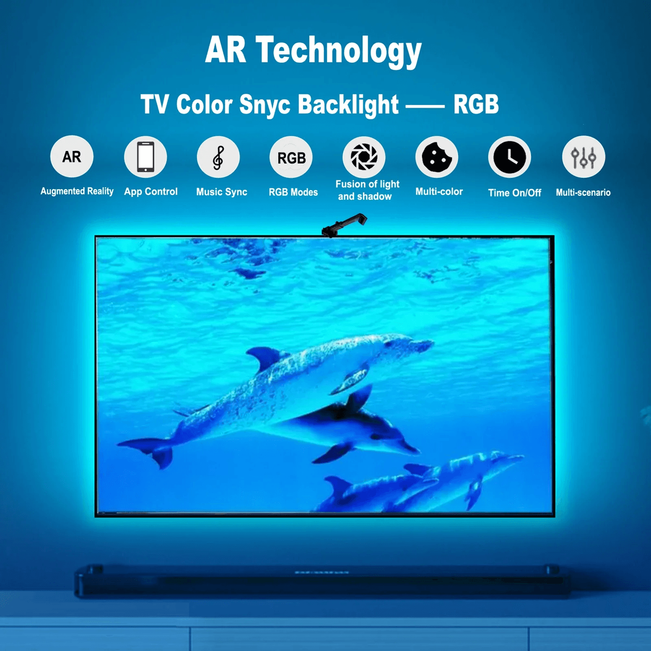 RGBIC LED Strip Light With App Control And Music Sync For TV And Gaming Setup 4