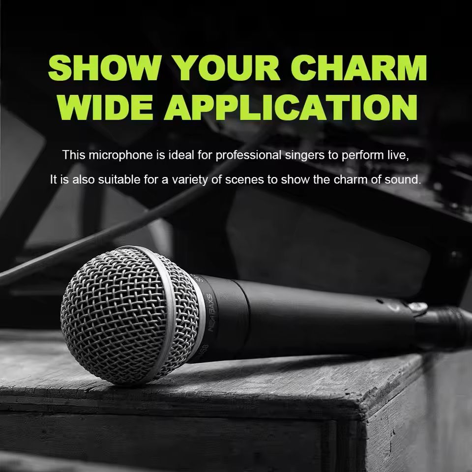 Professional Cardioid Dynamic Microphone For Vocals And Recording 3