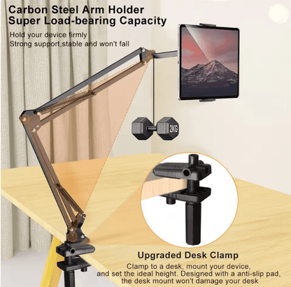 Adjustable Long Arm Tablet Stand For Bed And Desk With 360 Rotation For IPad And Android 1