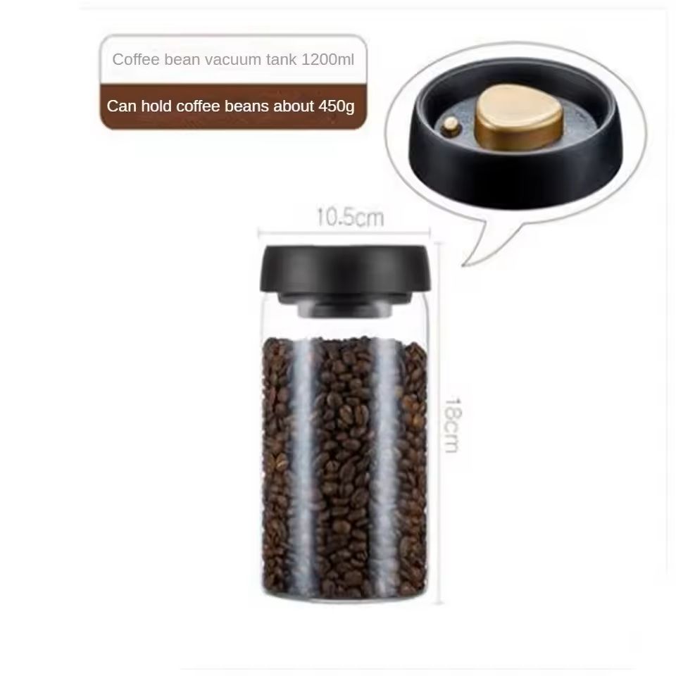 Vacuum Sealed Glass Food Storage Jar With Airtight Lid 7