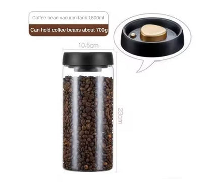 Vacuum Sealed Glass Food Storage Jar With Airtight Lid 8