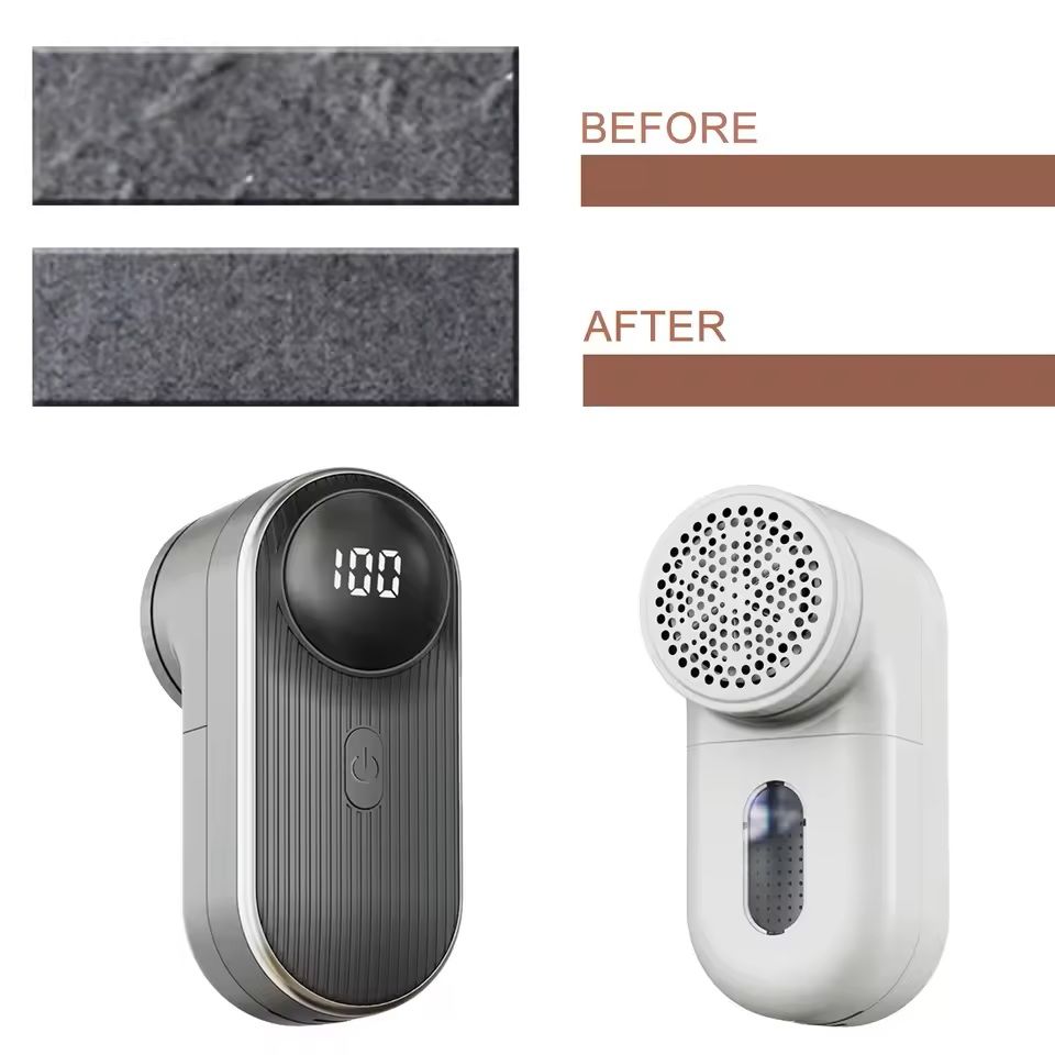 USB Electric Fabric Shaver With Extra Heads Option 0