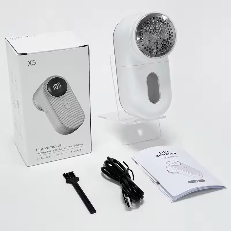 USB Electric Fabric Shaver With Extra Heads Option 1