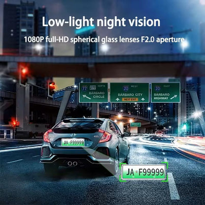 1080P Car Dash Cam With Front And Rear Cameras And Night Vision 1