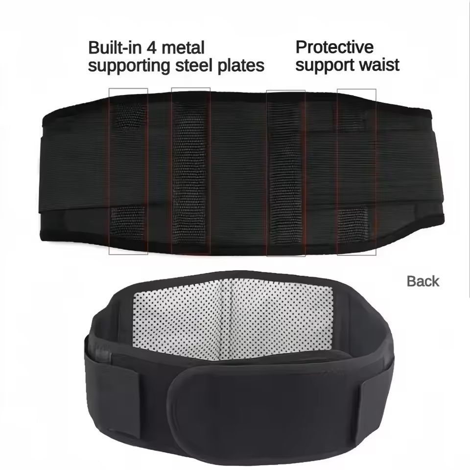 Adjustable SelfHeating Magnetic Therapy Waist Support Belt 2