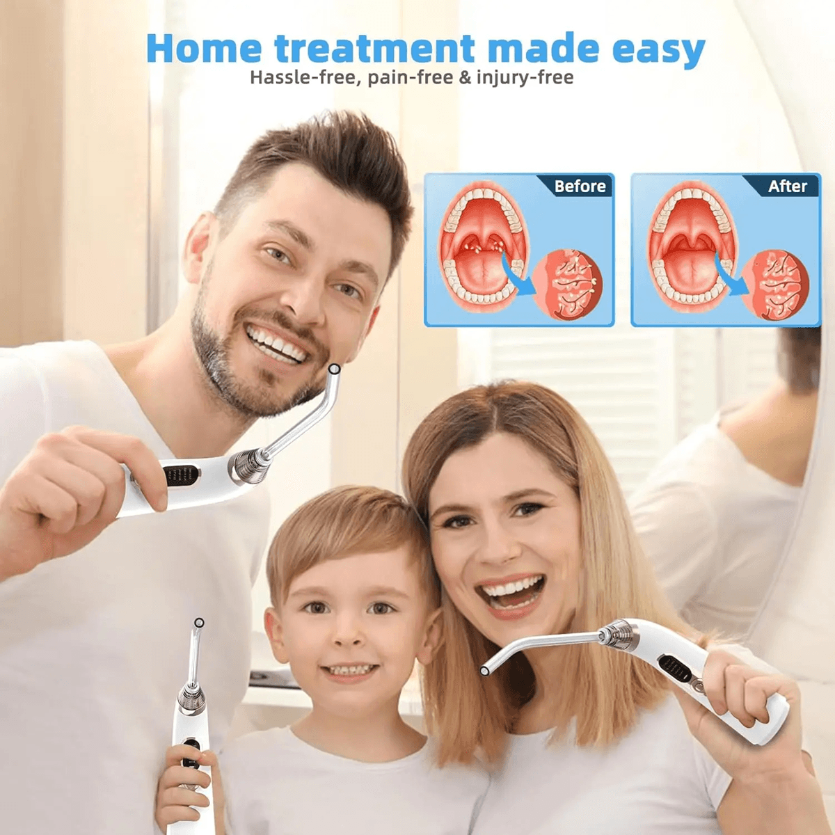 Electronic Tonsil Stone Remover Kit With Suction Modes And Oral Care Tools 3