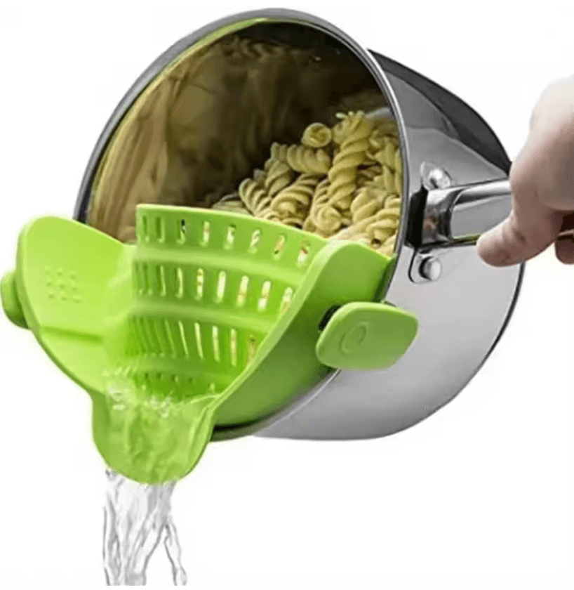 Clip On Pot Strainer For Kitchen Pans And Bowls 2