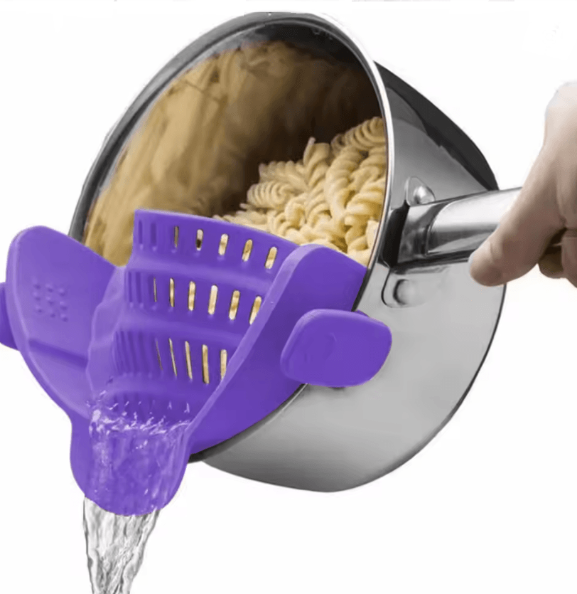Clip On Pot Strainer For Kitchen Pans And Bowls 4