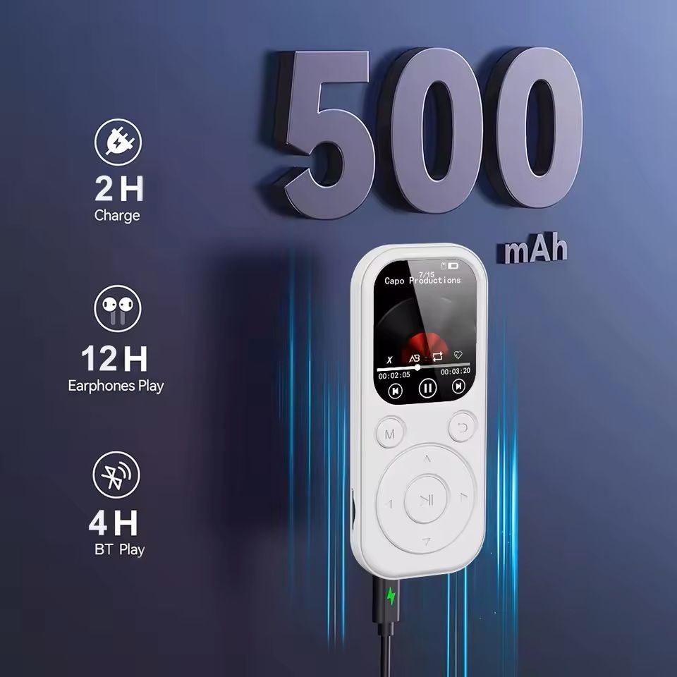 Slim Bluetooth MP3 Music Player With FM Radio And EBook Reader 2