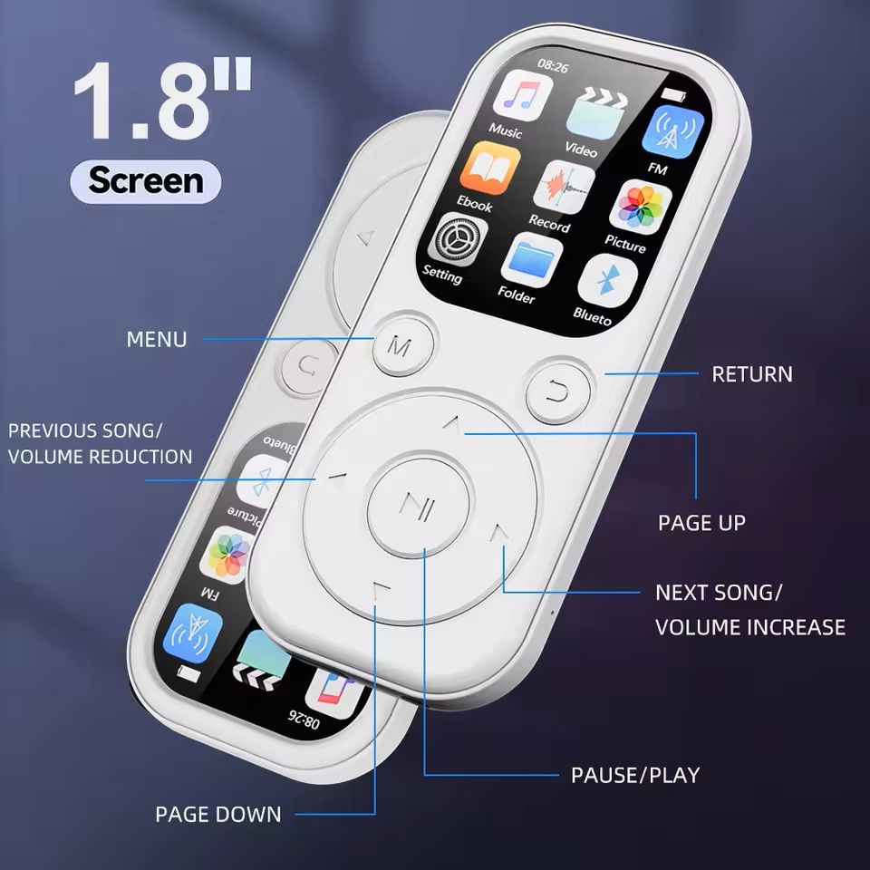 Slim Bluetooth MP3 Music Player With FM Radio And EBook Reader 3