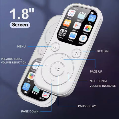 Slim Bluetooth MP3 Music Player With FM Radio And EBook Reader 3