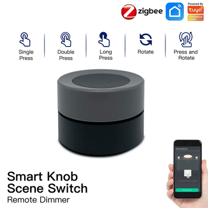 MOES Tuya Zigbee Smart Knob Switch with Scene Control for Smart Life App