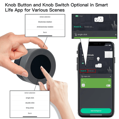 MOES Tuya Zigbee Smart Knob Switch With Scene Control For Smart Life App 4