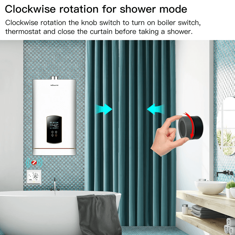 MOES Tuya Zigbee Smart Knob Switch With Scene Control For Smart Life App 5