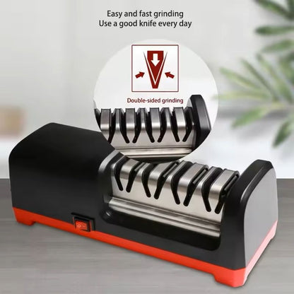 4Stage Diamond Electric Knife Sharpener With Adjustable Settings 3