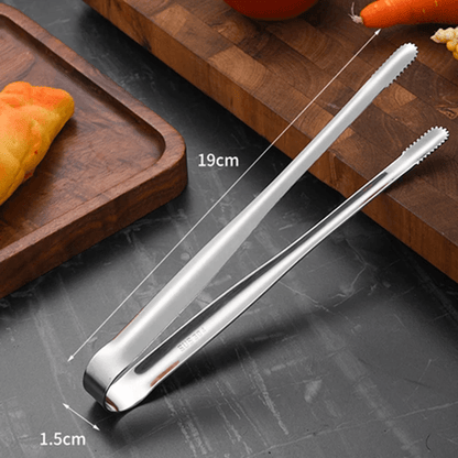 Stainless Steel Grill Tongs With Non Slip Grip For BBQ Cooking And Kitchen Use 4