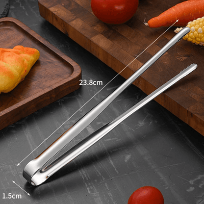 Stainless Steel Grill Tongs With Non Slip Grip For BBQ Cooking And Kitchen Use 5