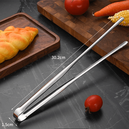 Stainless Steel Grill Tongs With Non Slip Grip For BBQ Cooking And Kitchen Use 6