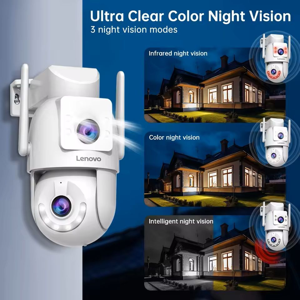 4K Dual Lens PTZ Security Camera With Auto Tracking And Night Vision 1
