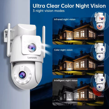 4K Dual Lens PTZ Security Camera With Auto Tracking And Night Vision 1