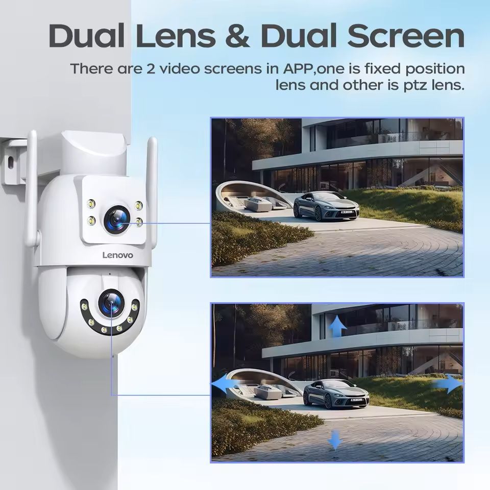 4K Dual Lens PTZ Security Camera With Auto Tracking And Night Vision 2