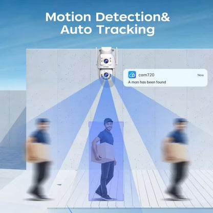 4K Dual Lens PTZ Security Camera With Auto Tracking And Night Vision 3