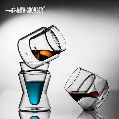 Double Wall Glass Coffee Mugs for Espresso and Tea