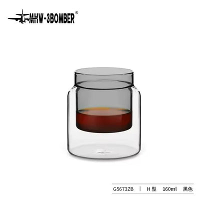 Double Wall Glass Coffee Mugs For Espresso And Tea 11