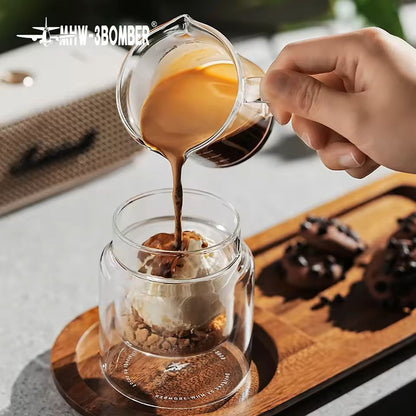 Double Wall Glass Coffee Mugs For Espresso And Tea 4