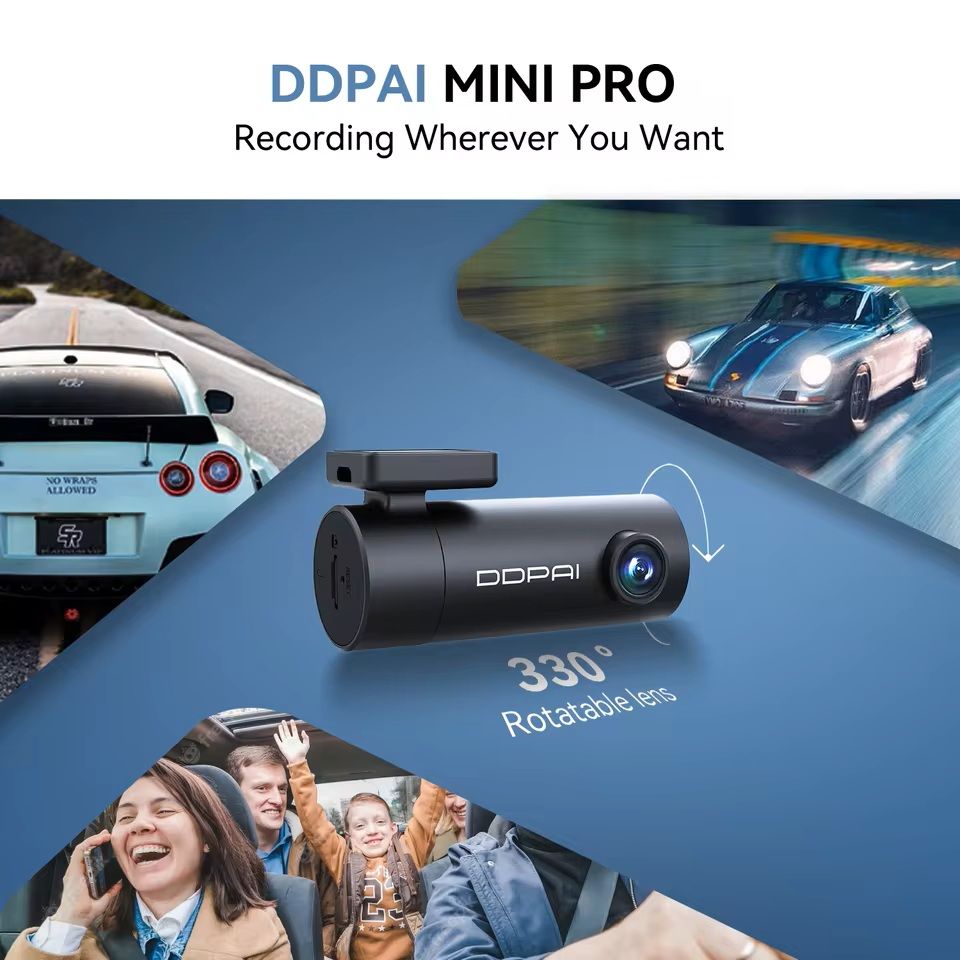 WiFi HD 1296P Dash Cam With Night Vision And App Control 1