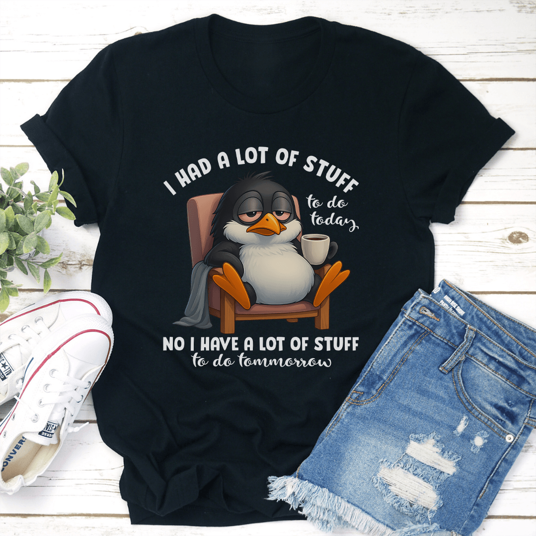 I Had A Lot Of Stuff To Do Today Tee