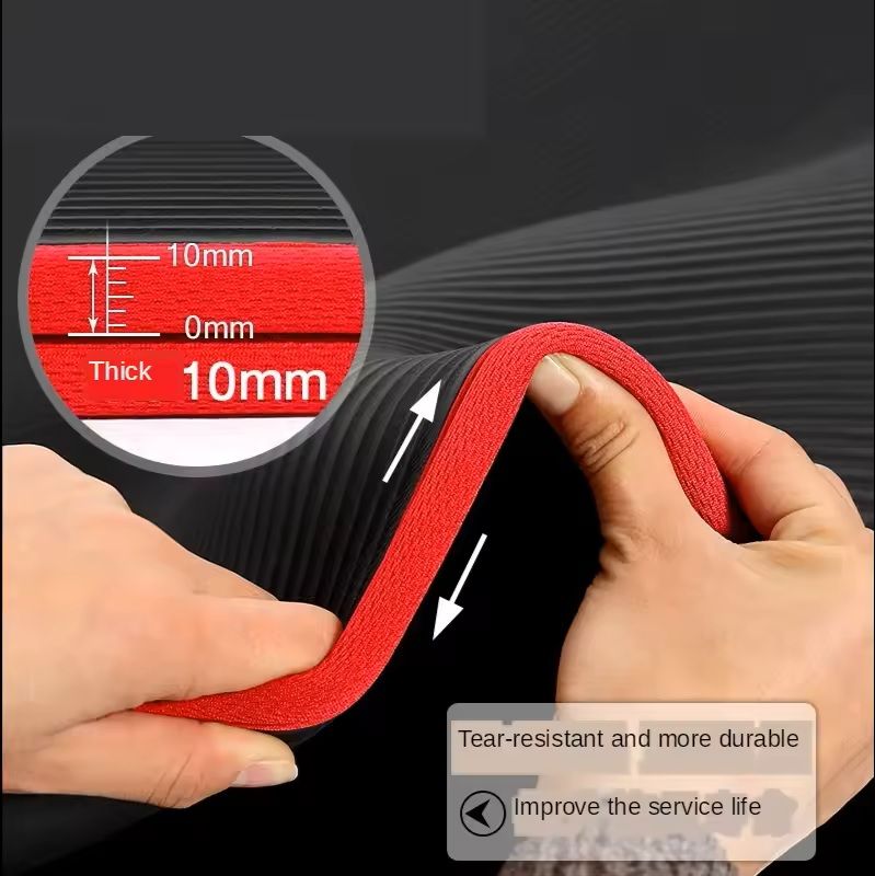 Extra Thick NonSlip Yoga Mat With Carrying Strap 1