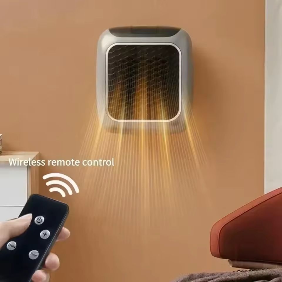 Mini Wall Mounted Electric Heater With Remote Control 2