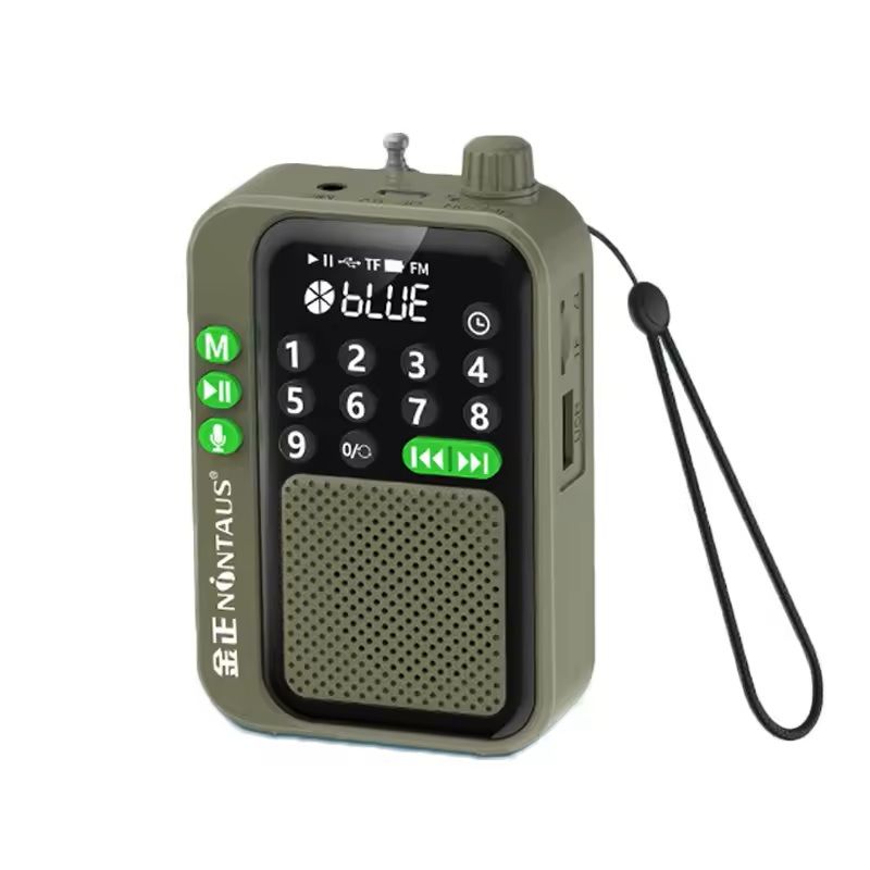 Mini Portable FM Radio Bluetooth Speaker With MP3 Player 8