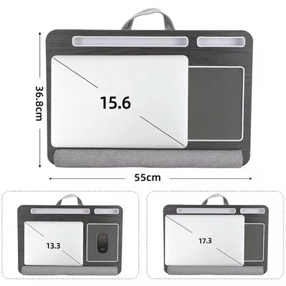 Portable MultiPurpose Laptop Desk With Mouse Pad And AntiSlip Bar 4