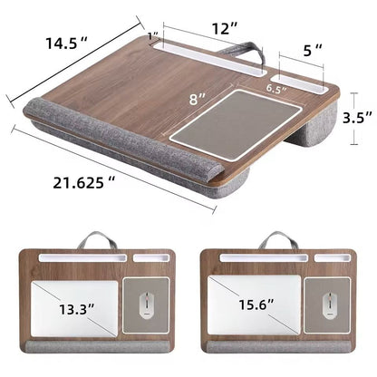 Portable MultiPurpose Laptop Desk With Mouse Pad And AntiSlip Bar 8