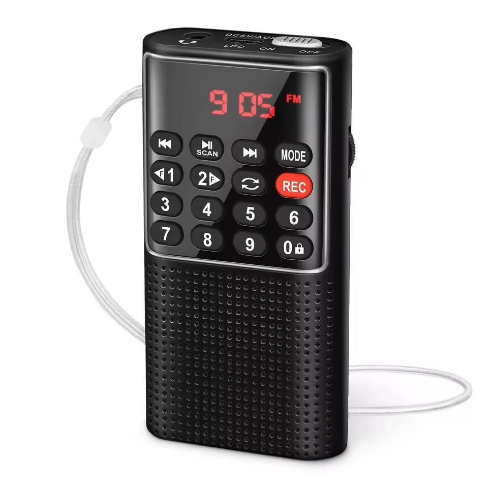 Mini Portable Pocket FM Radio With MP3 Player And Recorder 6