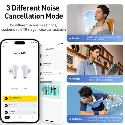 ANC Bluetooth 53 Earbuds With Noise Cancellation And Spatial Audio 2