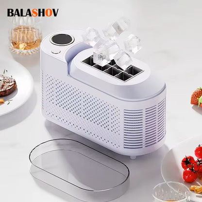 Portable Small Ice Maker for Home, Office, and Car Use