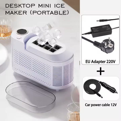Portable Small Ice Maker For Home Office And Car Use 10