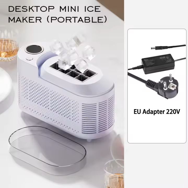 Portable Small Ice Maker For Home Office And Car Use 6
